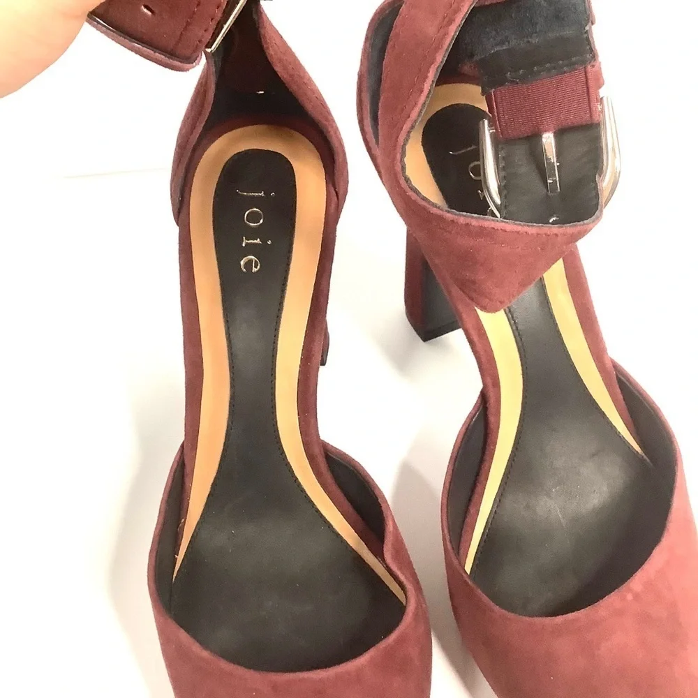 Joie | aglet Mary Jane pointed toe pump heel